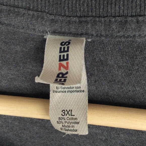 Bigfoot Sasquatch Graphic Print T-Shirt 3XL Hide & Seek World Champion SS Gray - Picture 4 of 5